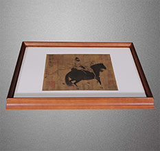 荆州书画装裱配框服务案例